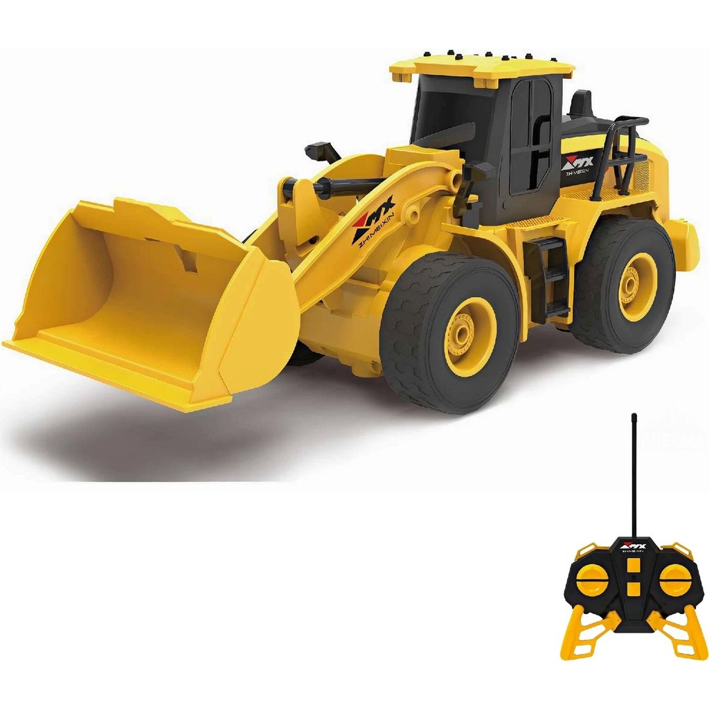 Apexma Oyuncak 40MHZ Uzaktan Kumandalı Şarjlı LED Işıklı Rc Iş Makinesi Bulldozer Kepçe - Sarı Anne Bebek Oyuncak Fiyatı