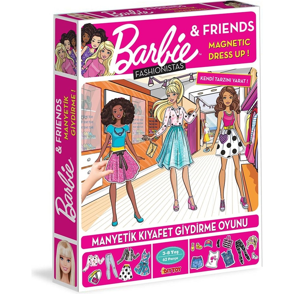 Apiko Shop Barbıe Fashıonıstas Kıyafet Giydirme Oyunu ( Manyetik Kıyafet Giydirme) - Renkli Eğitici Oyuncak Fiyatı
