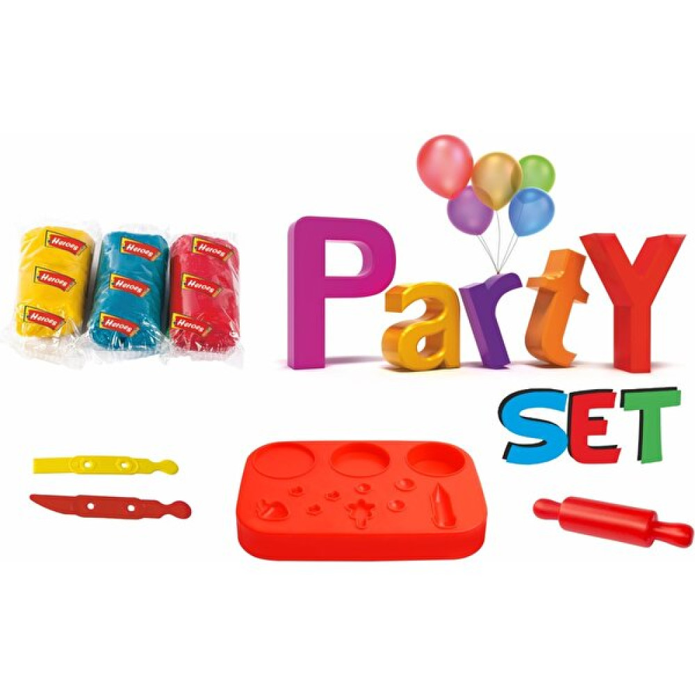 Apiko Shop Heroes Party Mini Set Oyun Hamuru, Parti Süsü Yapma Oyun Hamuru 7 Parça - Kırmızı Eğitici Oyuncak Fiyatı