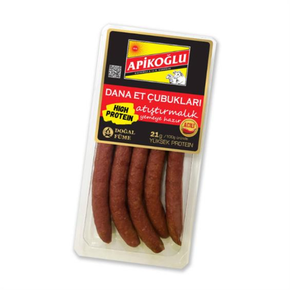 Apikoğlu Acılı Et Çubuğu 110 gr Şarküteri Fiyatı