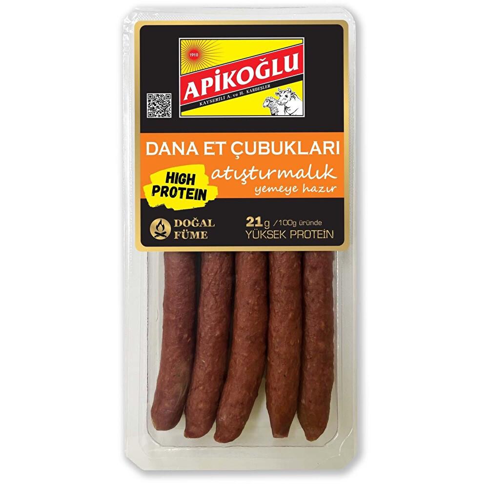 Apikoğlu Dana Et Çubukları Atıştırmalık 110 g Şarküteri Fiyatı