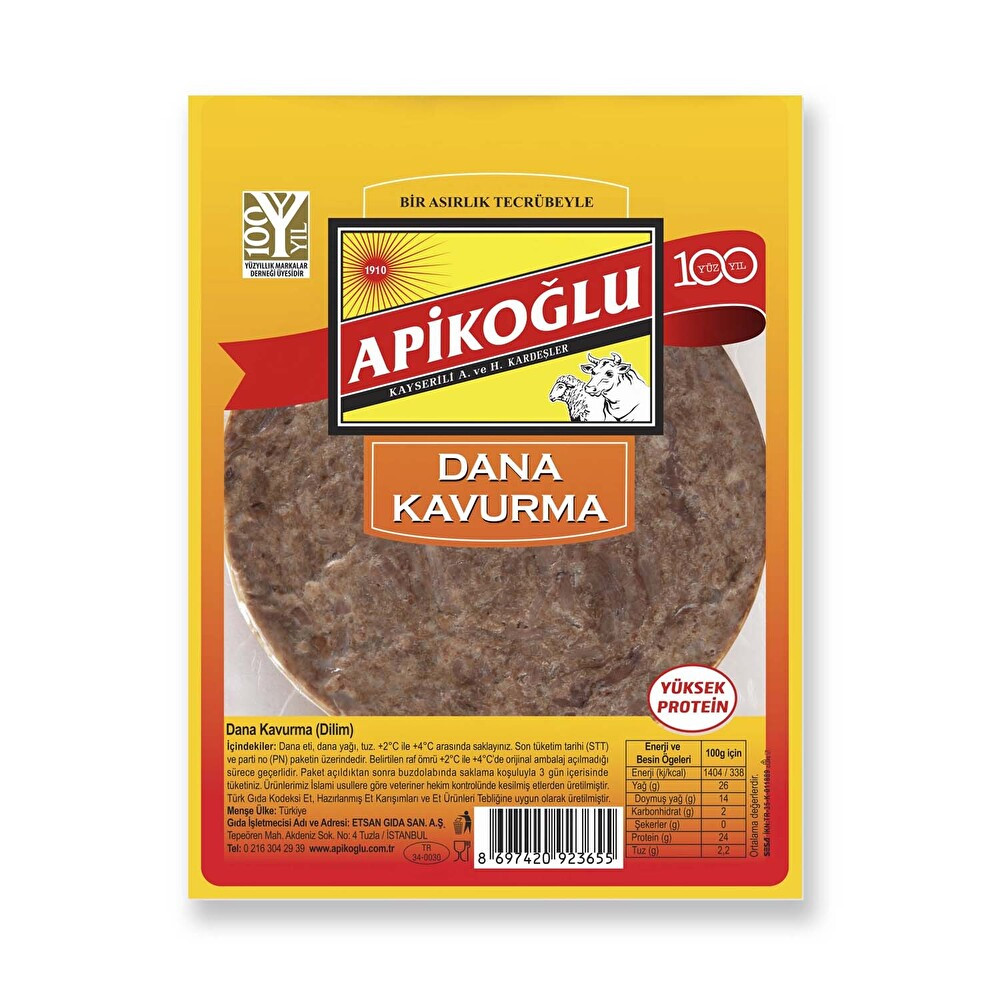 Apikoğlu Kavurma 100 Gr Şarküteri Fiyatı