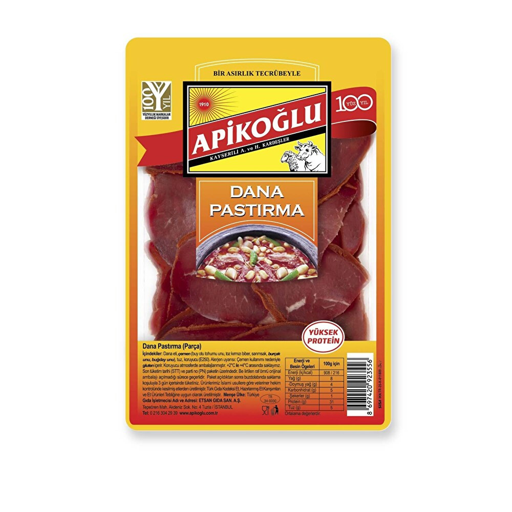 Apikoğlu Parça Pastırma 80 G Şarküteri Fiyatı
