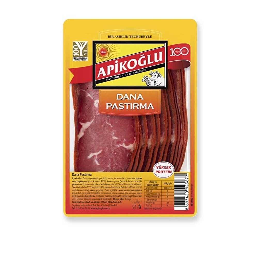 Apikoğlu Seçme Pastırma 90 G Şarküteri Fiyatı