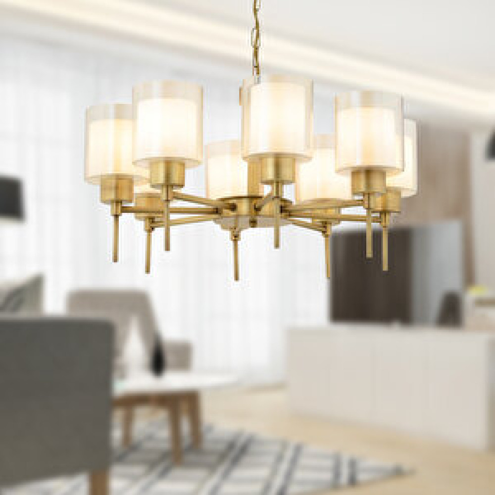 Apliqa Goldie 8 Li Eskitme Modern Yatak Odası Salon Avize Avize Fiyatı