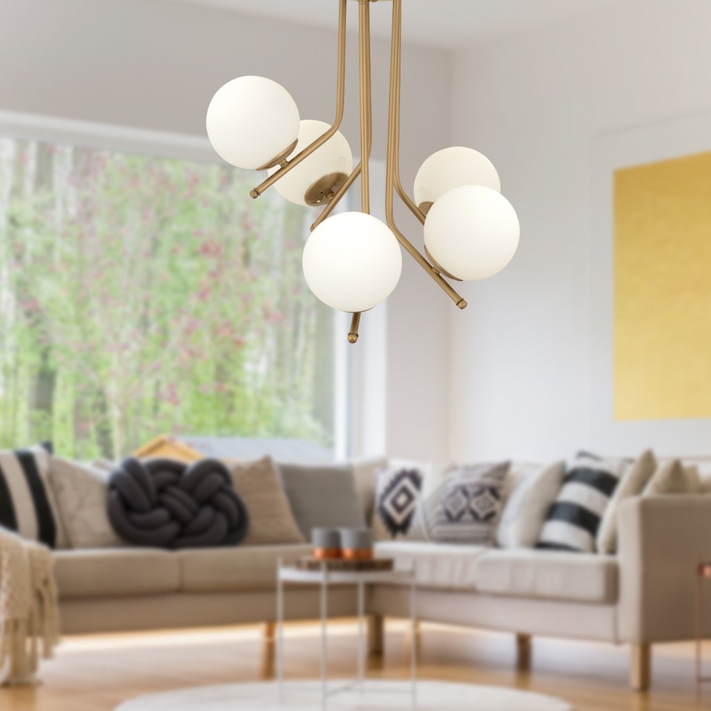 Apliqa Nida 5Li Komple Eskitme Boyalı Modern Mutfak Yatak Odası Salon Avize - 5 Avize Fiyatı