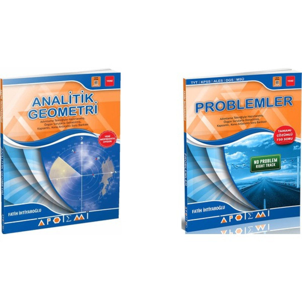 Apotemi Analitik Geometri + Problemler 2 Li Set Kaynak Kitapları Fiyatı
