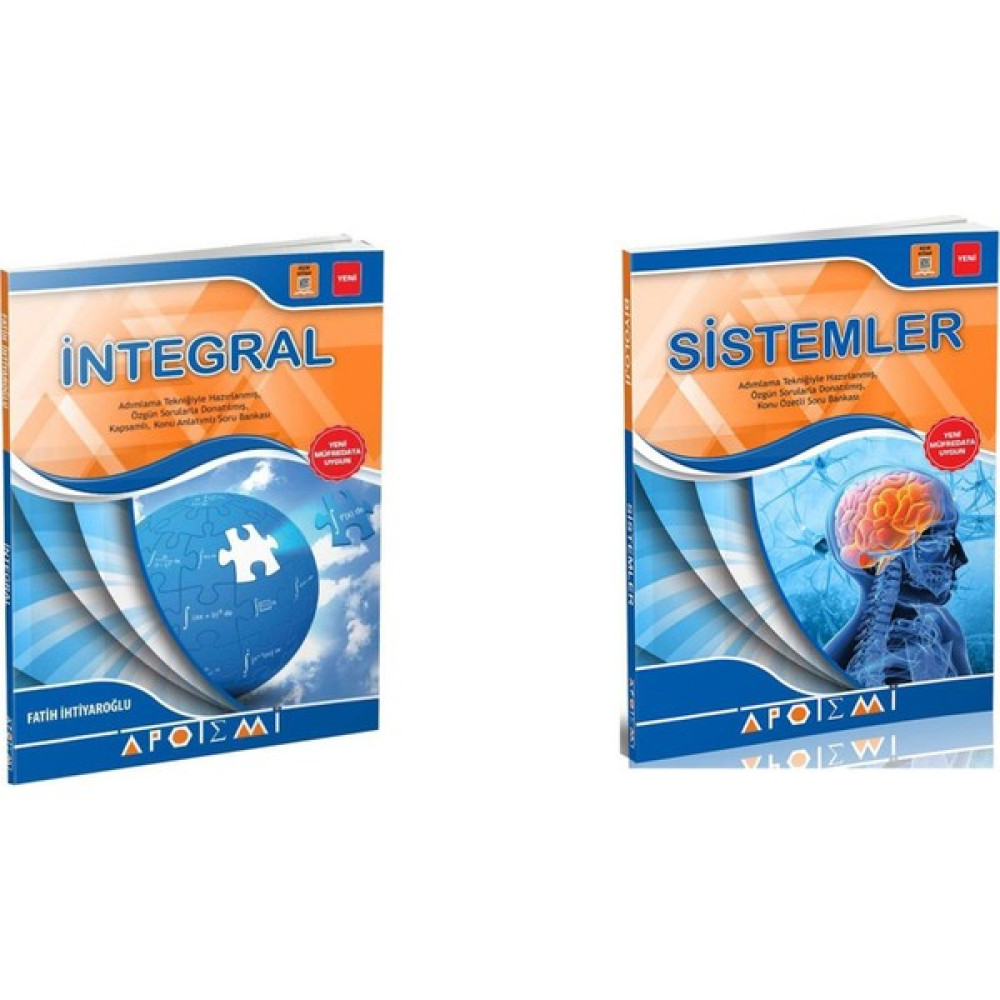 Apotemi Integral + Sistemler 2 Li Set Kaynak Kitapları Fiyatı
