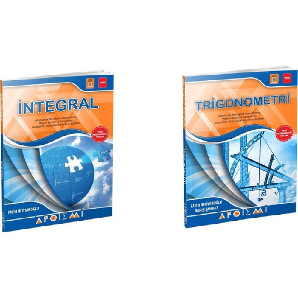 Apotemi Integral + Trigonometri 2 Li Set Kaynak Kitapları Fiyatı