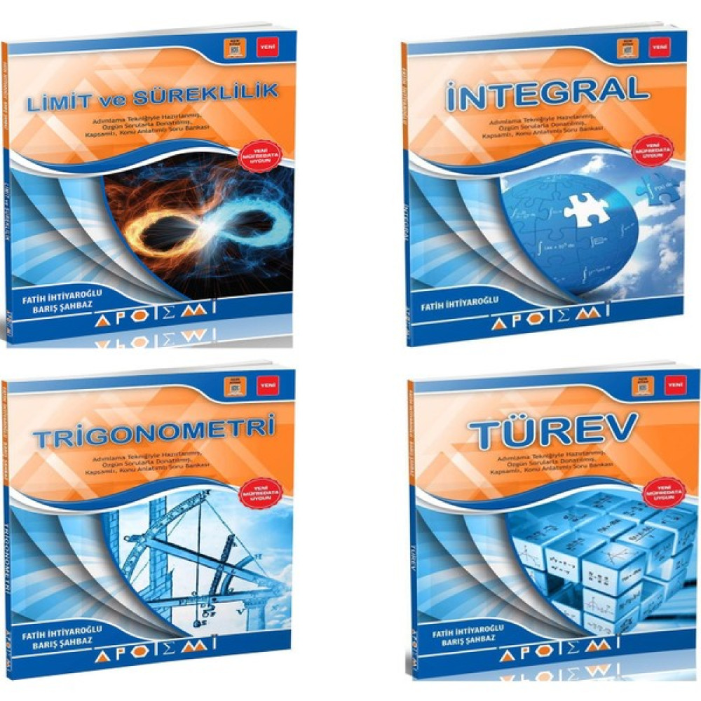 Apotemi Limit Türev Trigonometri Integral 4 Lü Matematik Fasikül Seti Yeni 2020 Matematik Fiyatı
