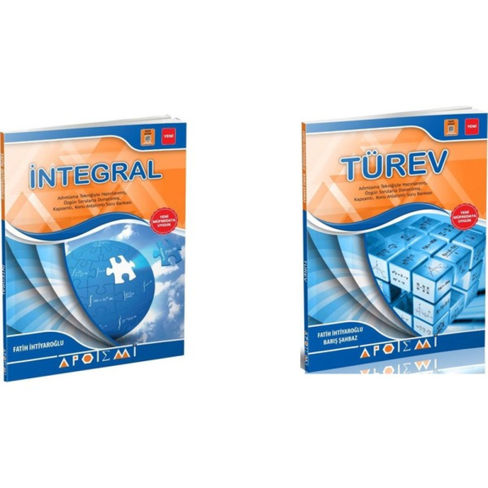 Apotemi Yayınları Apotemi Integral + Türev Konu Anlatımlı Soru Bankası 2 Li Set Yks AYT Kaynak Kitapları Fiyatı