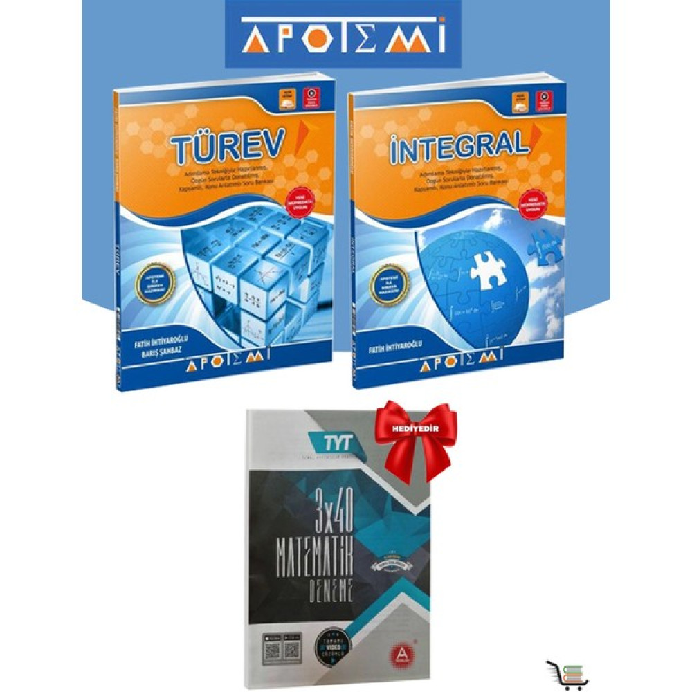 Apotemi Yayınları Apotemi Matematik Türev-Integral Set Hediyeli! Temel Yeterlilik Testi (TYT) Fiyatı