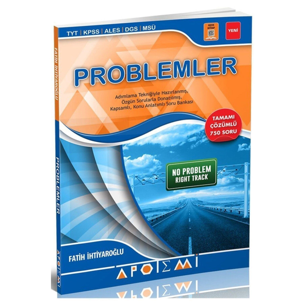 Apotemi Yayınları Apotemi Problemler Ders Sınav Kitapları Fiyatı
