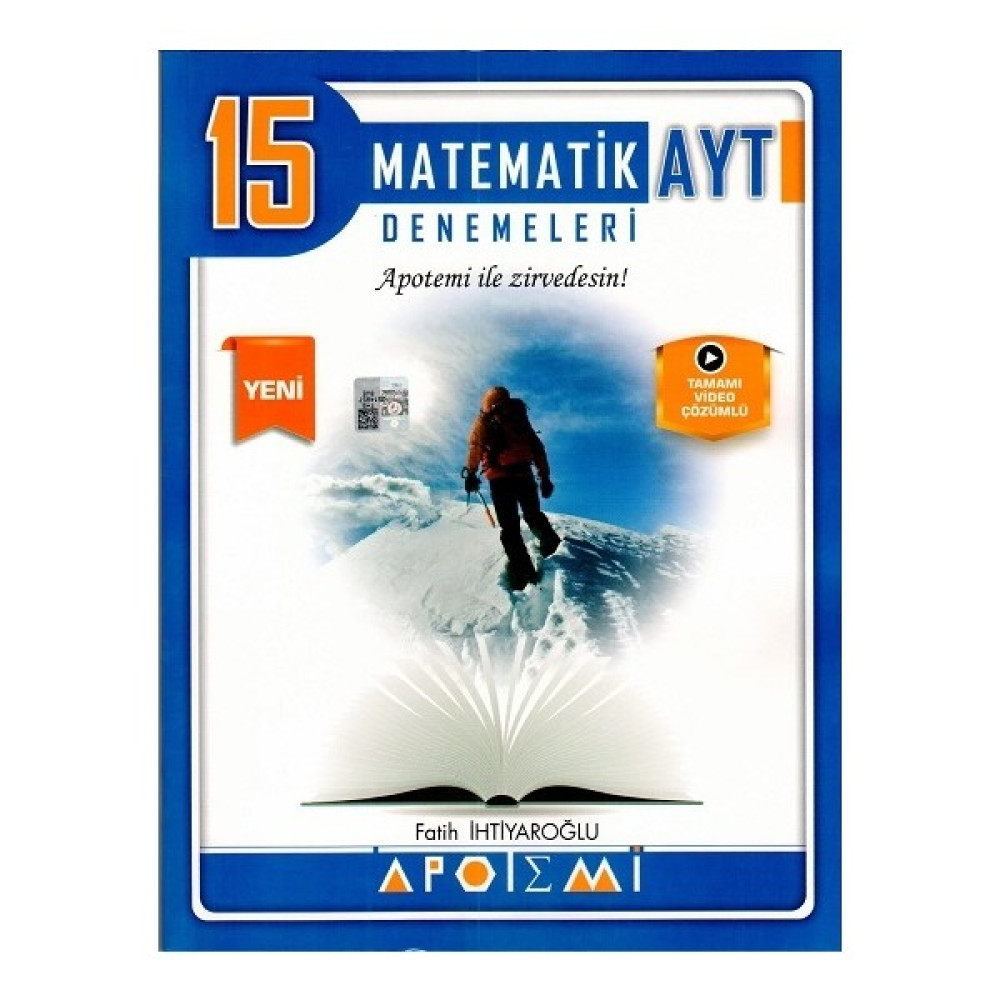 Apotemi Yayınları AYT Matematik 15 Çözümlü Deneme - Fatih İhtiyaroğlu Matematik Fiyatı