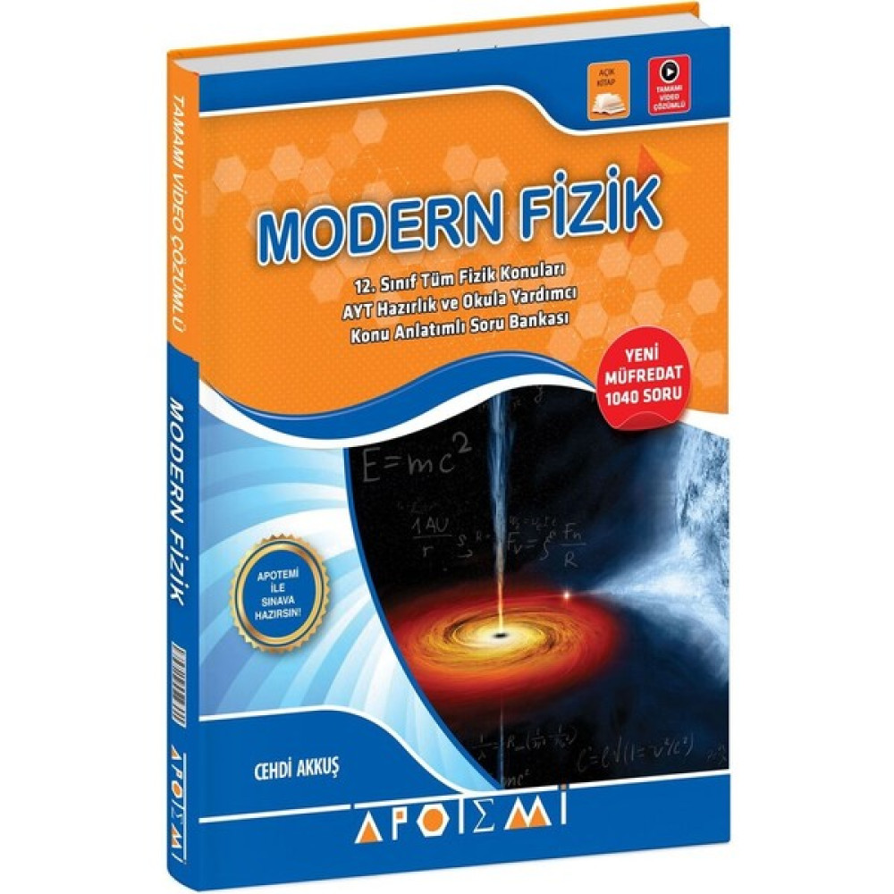 Apotemi Yayınları Modern Fizik 2023 Kaynak Kitapları Fiyatı