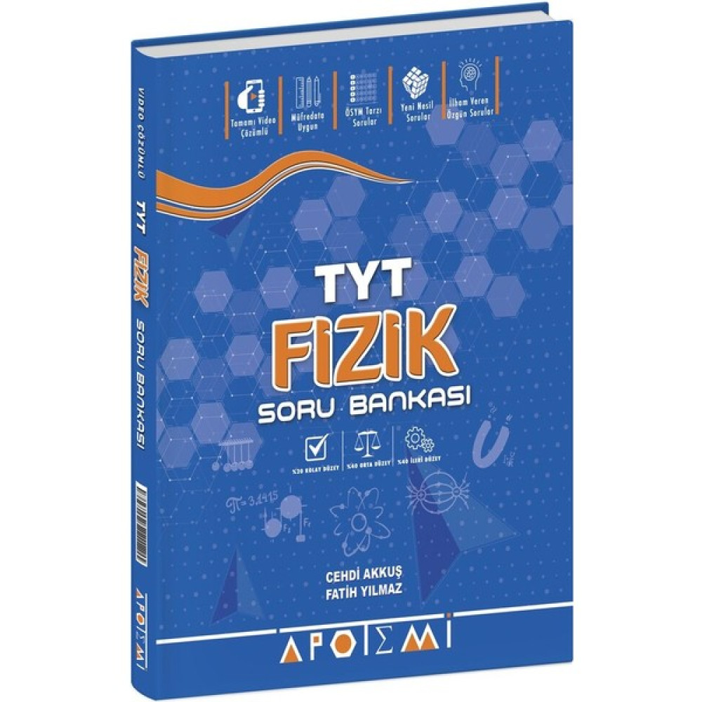 Apotemi Yayınları TYT Fizik Soru Bankası Temel Yeterlilik Testi (TYT) Fiyatı