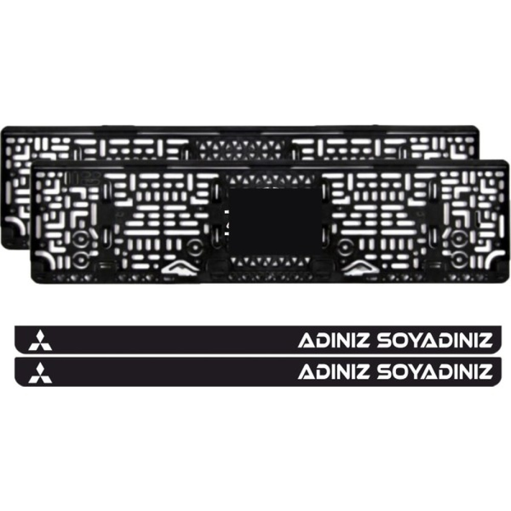 Appcity Mitsubishi Isimli Takmatik Pleksi Plakalık (2 Adet) Oto Boyaları Fiyatı