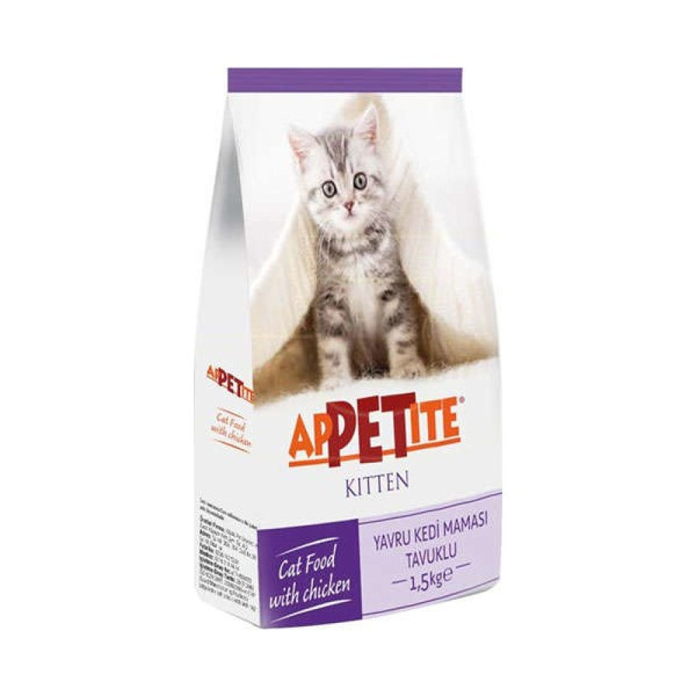 Appetite Tavuklu Kuru Yavru Kedi Maması 1,5 kg Evcil Hayvan Ürünleri Fiyatı