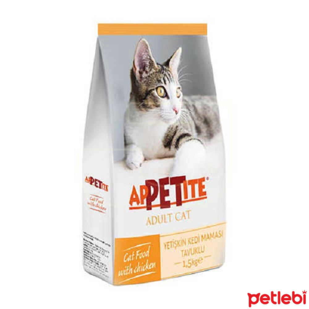 Appetite Tavuklu Yetişkin Kedi Maması 1,5kg Evcil Hayvan Ürünleri Fiyatı