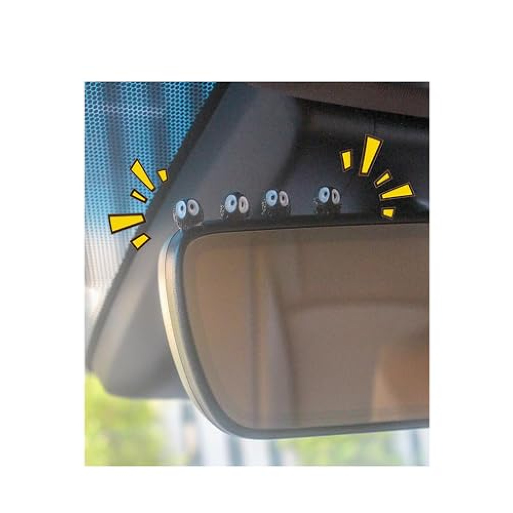 APPFULL 40 Pcs Black Cute Soot Sprites Car Rearview Mirror Accessories for Car Interior Decoration Dashboard Ornament Funny Gifts