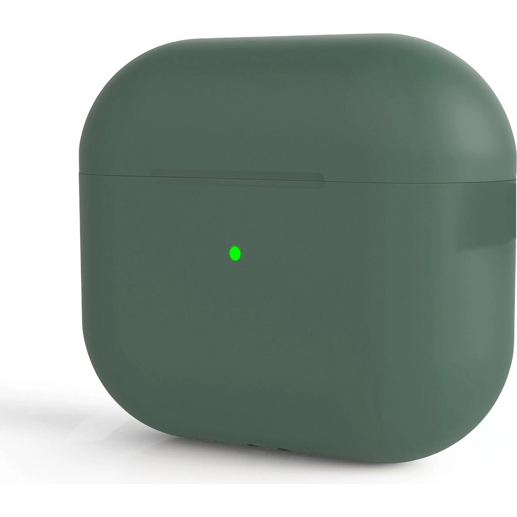 Apple Airpods Pro 2 Kılıfı Uyumlu Silikon Kılıf Şarj Bölümü Tıpalı Soft Yumuşak Kablosuz Şarj Destekli Kapak - Koyu Yeşil Cep Telefonu Kılıfı Fiyatı