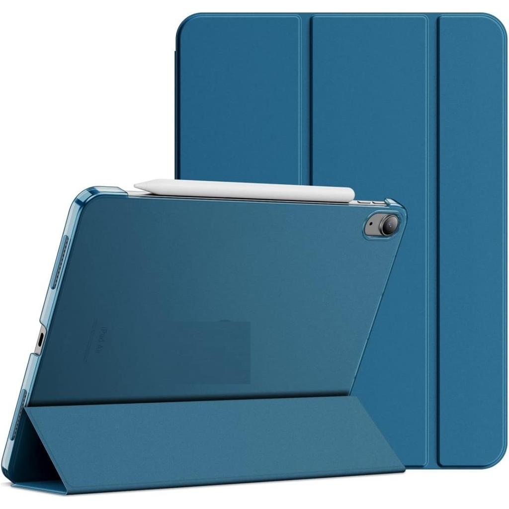 Apple iPad 11.nesil A16 11INÇ/10.NESIL 10.9inç Kılıf Pu Deri Smart Standlı Case - iP 11/10.Nesil A16 - Petrol Mavi Tablet Kılıfı Fiyatı