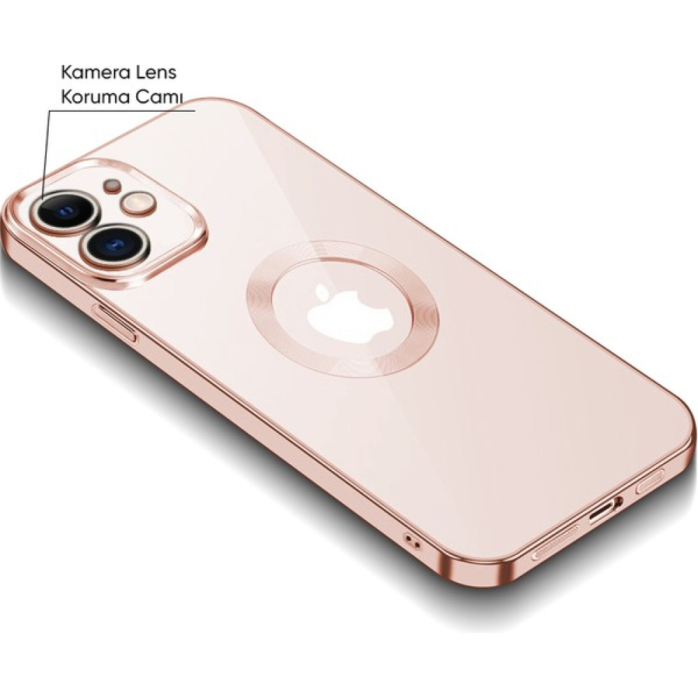 Apple iPhone 11 Kılıf Zebana Glint Silikon Kılıf Rose Gold Cep Telefonu Kılıfı Fiyatı