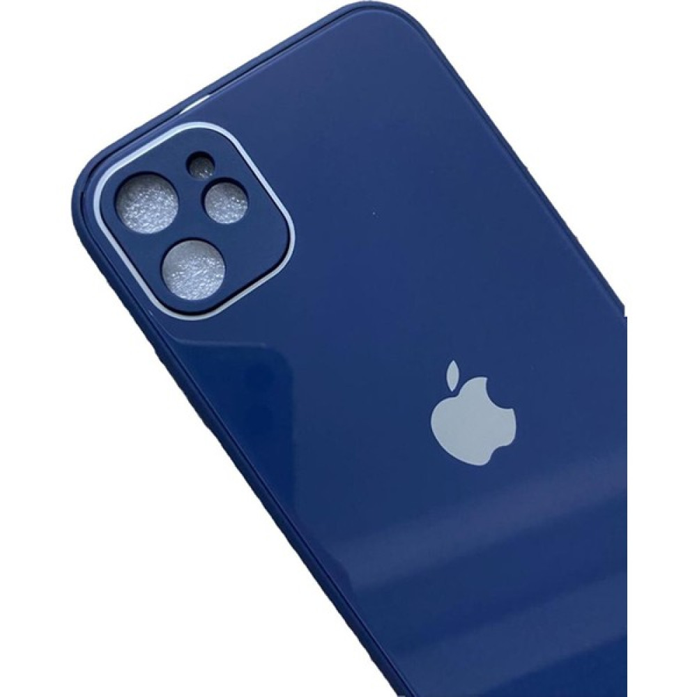 Apple Iphone 11 Logolu Kamera Korumalı Lansman Gerçek Cam Kapak - Lacivert Cep Telefonu Kılıfı Fiyatı