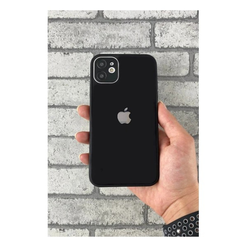 Apple Iphone 11 Logolu Kamera Korumalı Lansman Gerçek Cam Kapak - Siyah Cep Telefonu Kılıfı Fiyatı