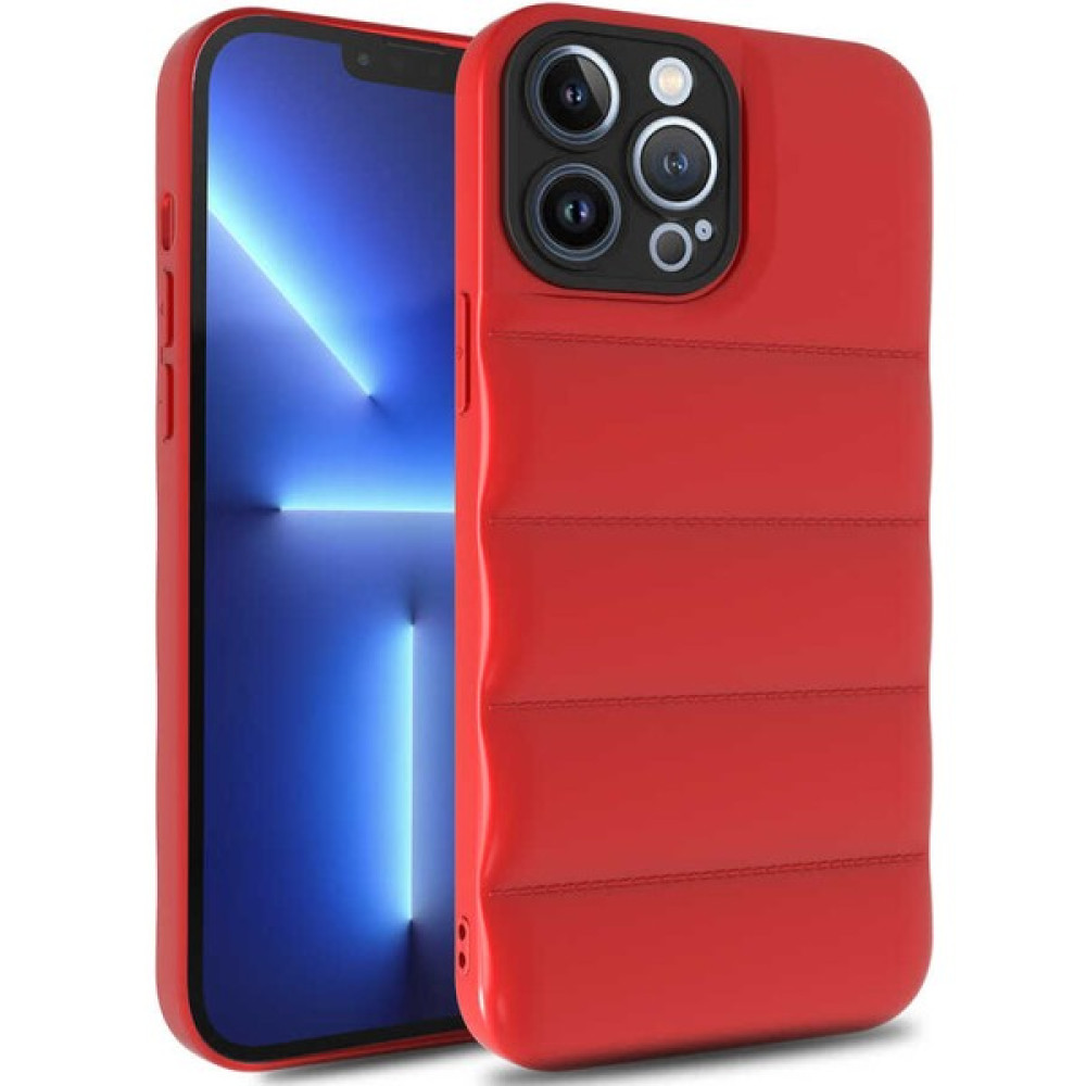 Apple iPhone 13 Pro Kılıf Htstore Htstore Zore Kasis Kapak-Kırmızı - Kırmızı Cep Telefonu Kılıfı Fiyatı