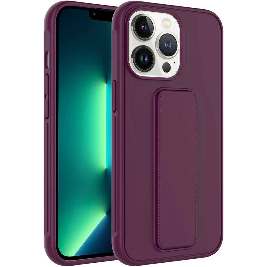 Apple iPhone 13 Pro Kılıf Qstand Darbe Emici Silikon Kapak Mürdüm SSD / Solid State Drive Fiyatı