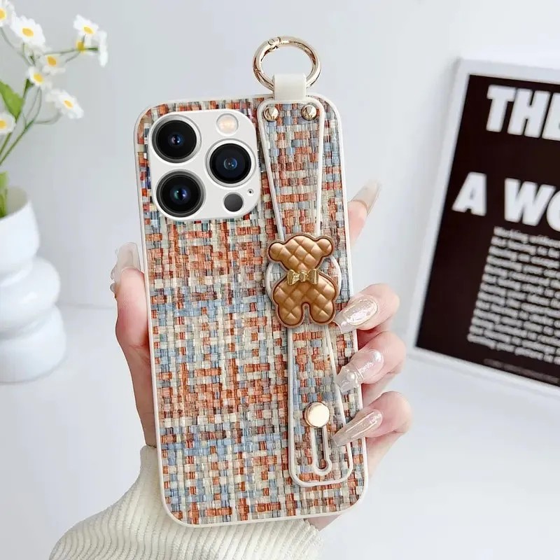 Apple iPhone 14 Pro Uyumlu Kılıf Zebana Teddy Silikon Kılıf Turuncu Cep Telefonu Kılıfı Fiyatı