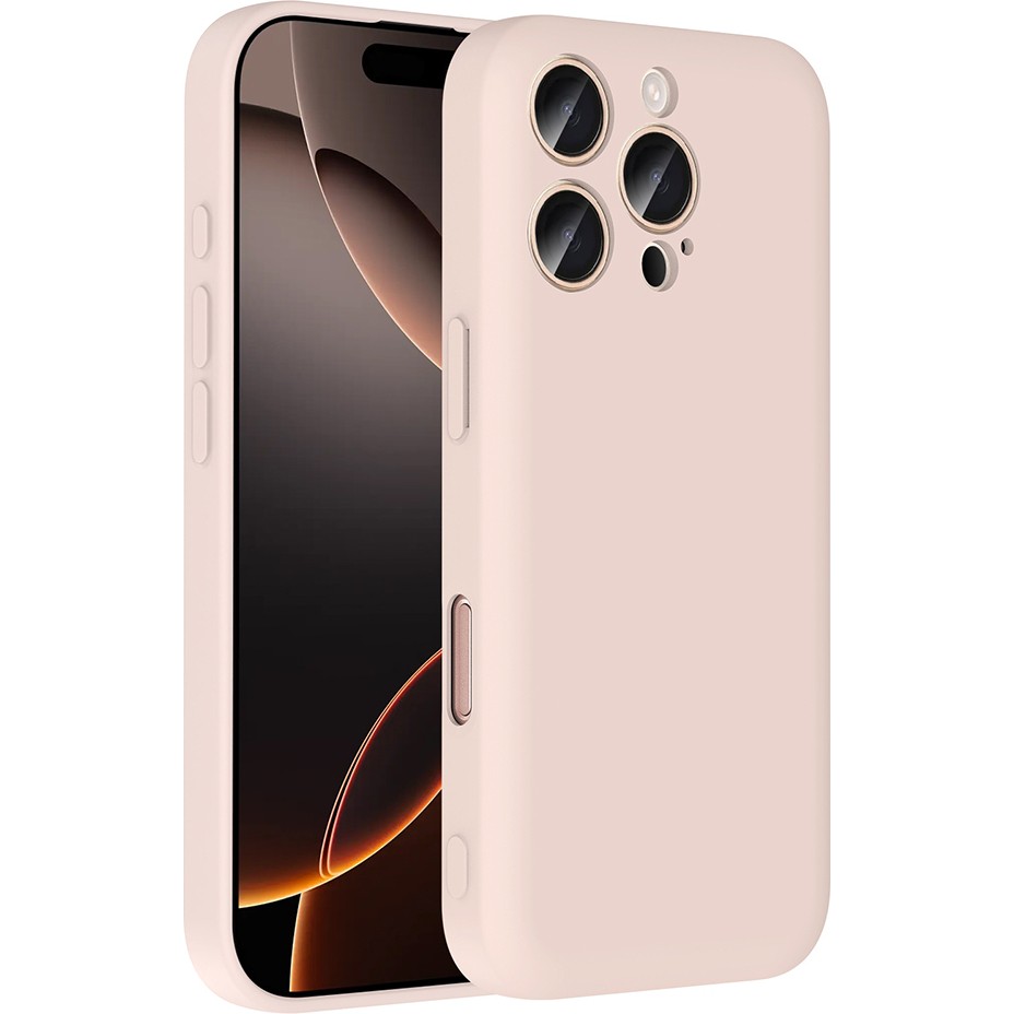 Apple iPhone 16 Pro Max Kılıf Kamera Korumalı Gizli Kartlık Hazneli Zr-Vitra - Pembe Cep Telefonu Kılıfı Fiyatı