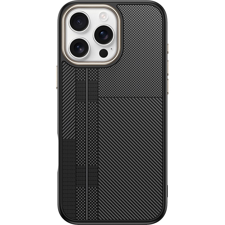Apple iPhone 16 Pro Max Kılıf Magesafe Şarj Özellikli Karbon Fiber Görünümlü Zr-Antina - Gri Cep Telefonu Kılıfı Fiyatı