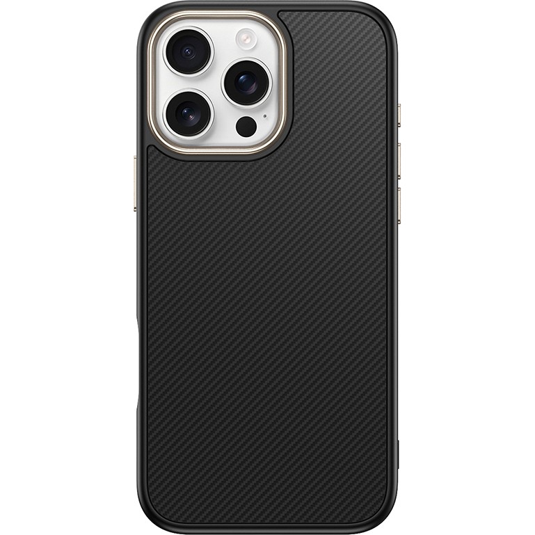 Apple iPhone 16 Pro Max Kılıf Magesafe Şarj Özellikli Karbon Fiber Görünümlü Zr-Antina - Siyah Cep Telefonu Kılıfı Fiyatı