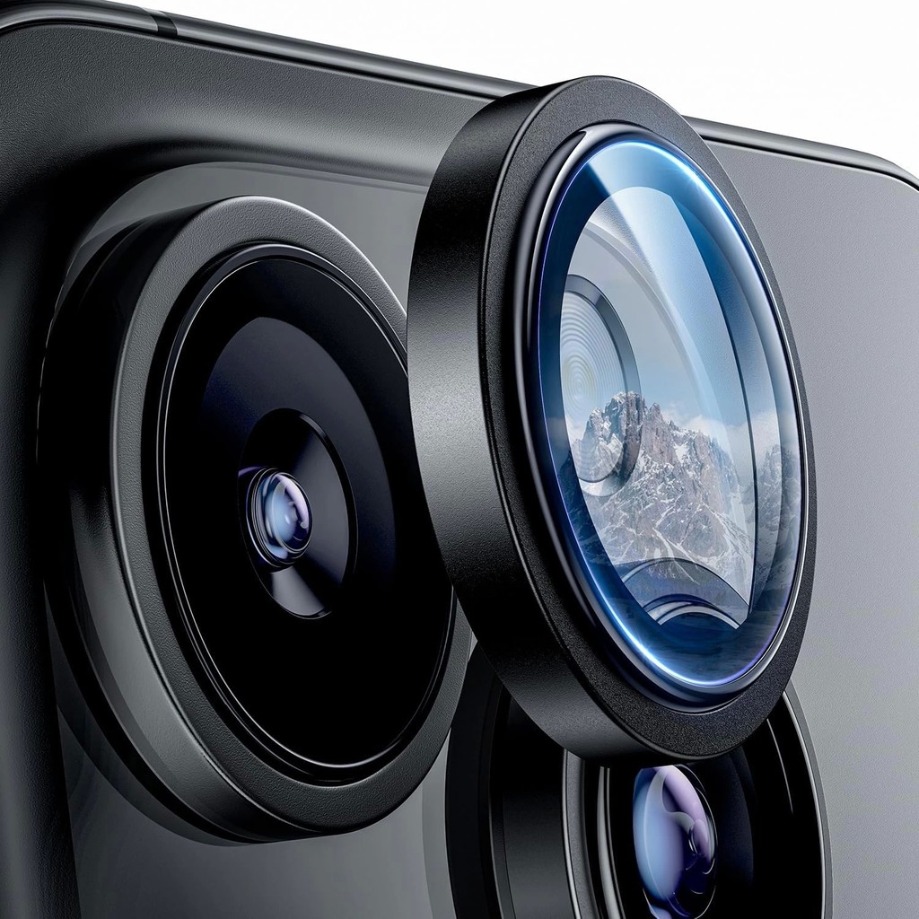 Apple İphone 16 Pro Max Lens Kamera Koruyucu Premium Safir Parmak İzi Bırakmayan CL-12 - Siyah Cep Telefonu Fiyatı