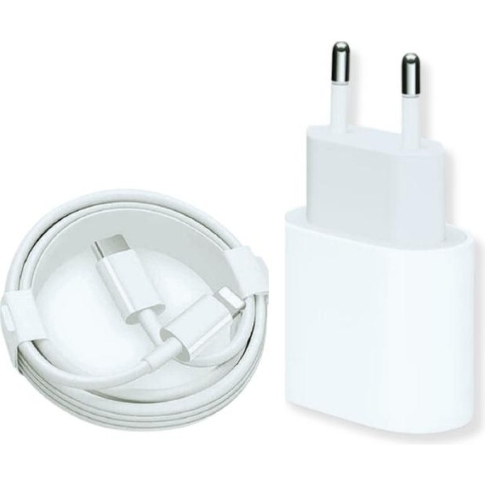Apple iPhone 20W Hızlı Şarj Özellikli Usb-C Power Güç Adaptör ve Kablosu Iphone Şarj Adaptörü - Beyaz Cep Telefonu Şarj Cihazı Fiyatı