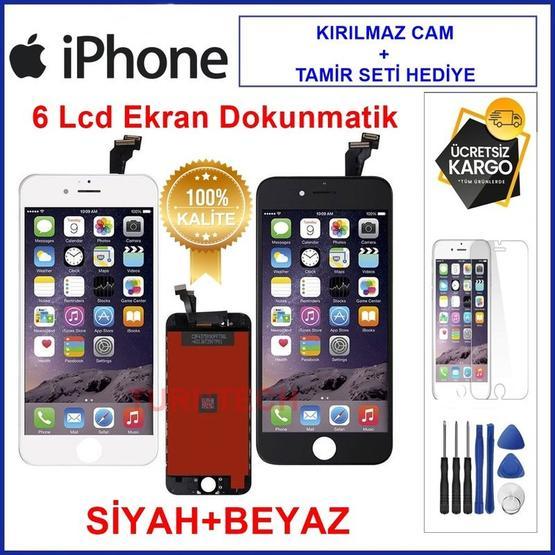 Apple iPhone 6 Dokunmatik Siyah Servis Revize Lcd Ekran