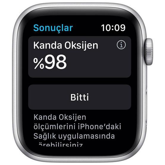 Apple Watch Series 6 44 mm Gümüş Alüminyum Kasa Akıllı Saat