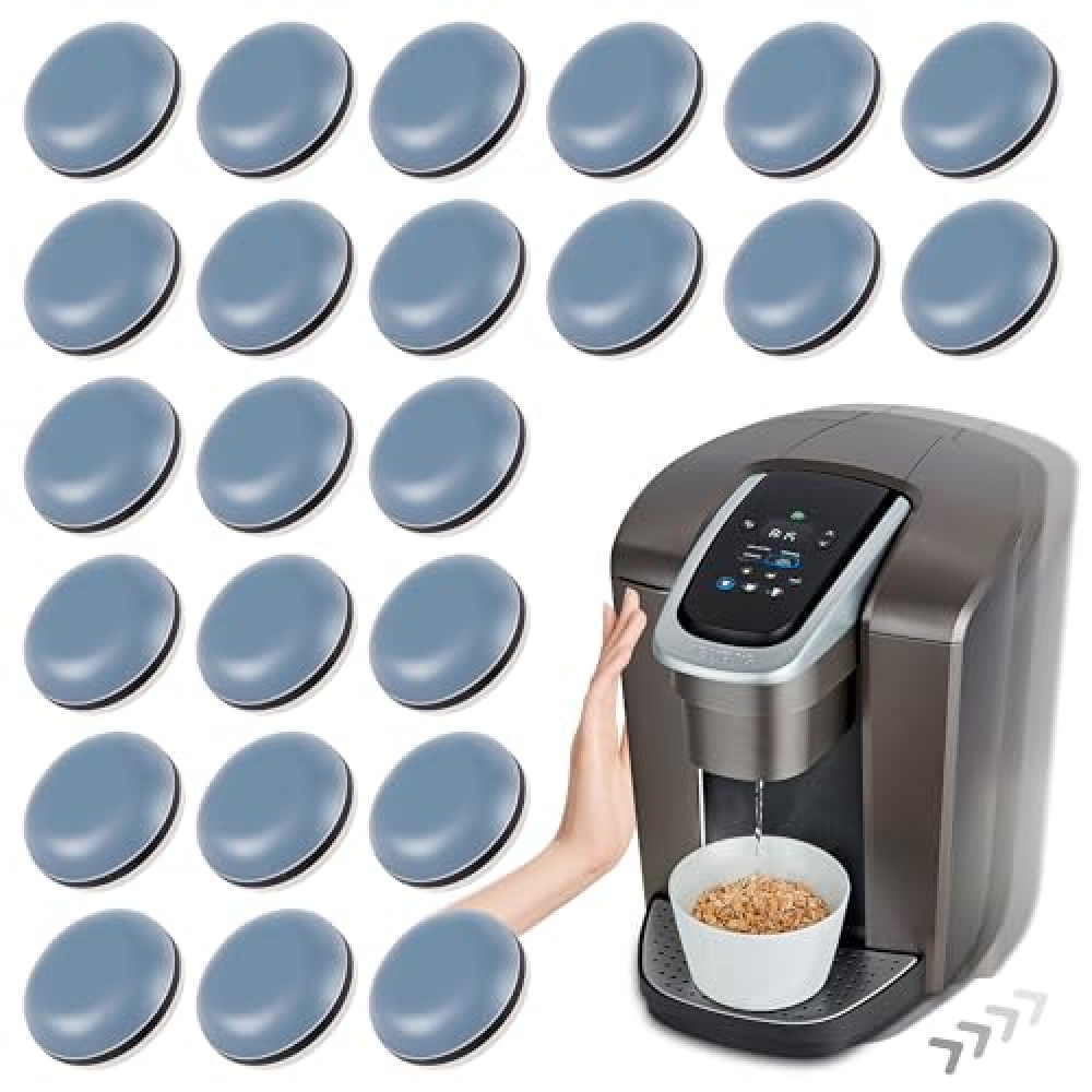 Appliance Sliders for Kitchen 24 PCS Self-Adhesive Small Kitchen Finds Appliance Slider Hacks Easy to MovIing & Space Saving Must Have Home Gadgets Mixer Accessories for Countertop Pressure Cookers Fiyatı