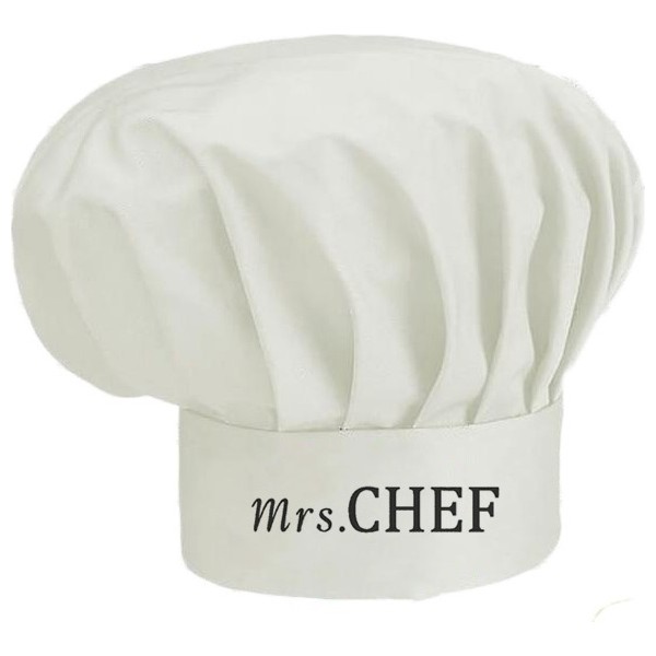 Apr10 Mrs.chef Nakış Işlemeli Mantar Kep Aşçı Şef Şapkası - Standart - Beyaz Diğer Fiyatı