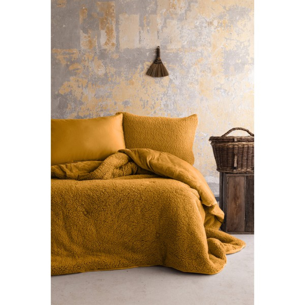 Apricitas Home Basic Softly Safran Çift Kişilik Yorgan Seti - Sarı - 195 x 215 cm Yorgan Fiyatı