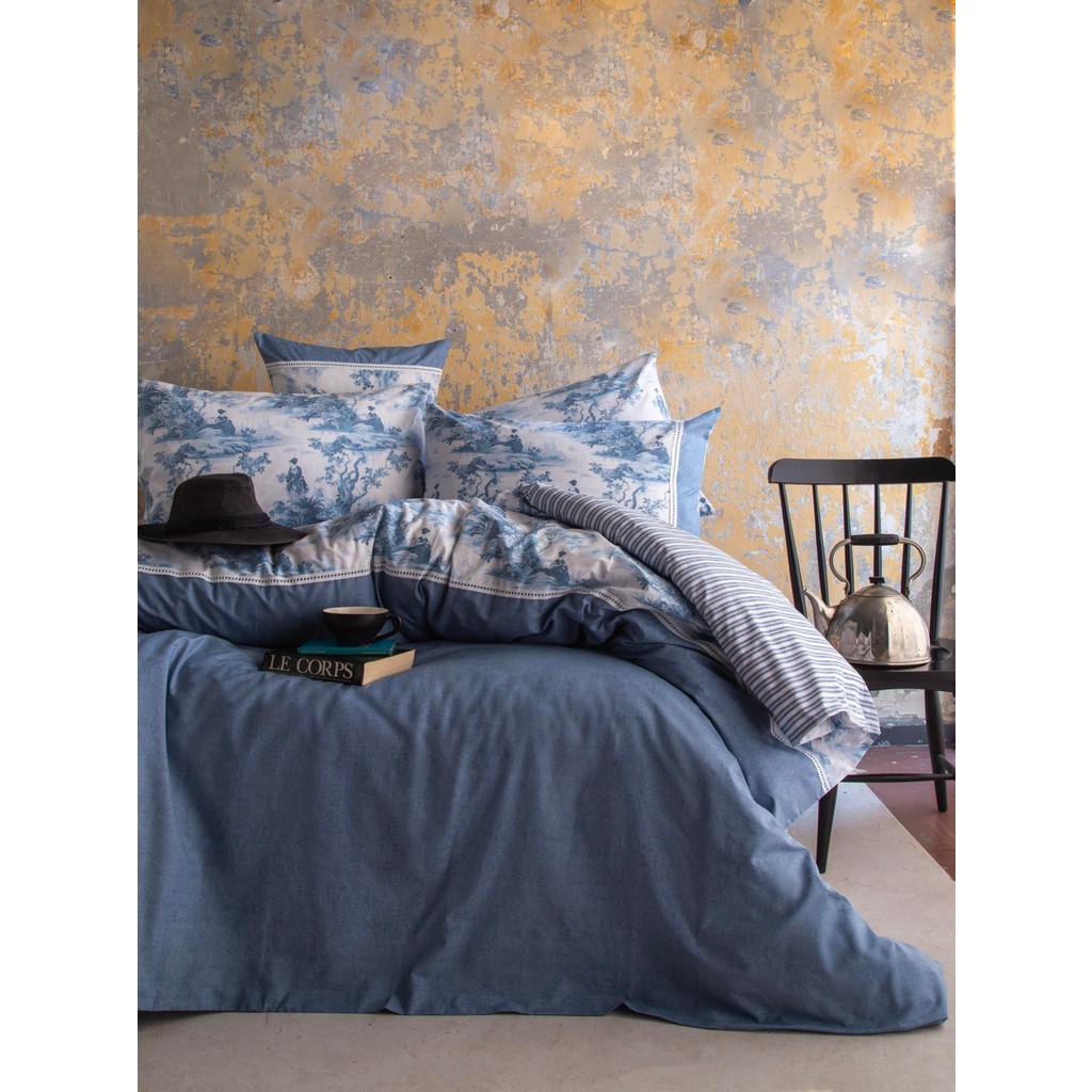 Apricitas Home Çift Kişilik Krep Nevresim Takımı Francis %100 Pamuk - Renkli - 200 x 220 cm Nevresim Takımı Fiyatı