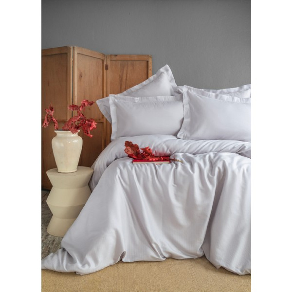 Apricitas Home Ellie Bej Çift Kişilik %100 Bambu Pamuk Saten Nevresim Takımı - Gri - 240 x 220 cm Nevresim Takımı Fiyatı