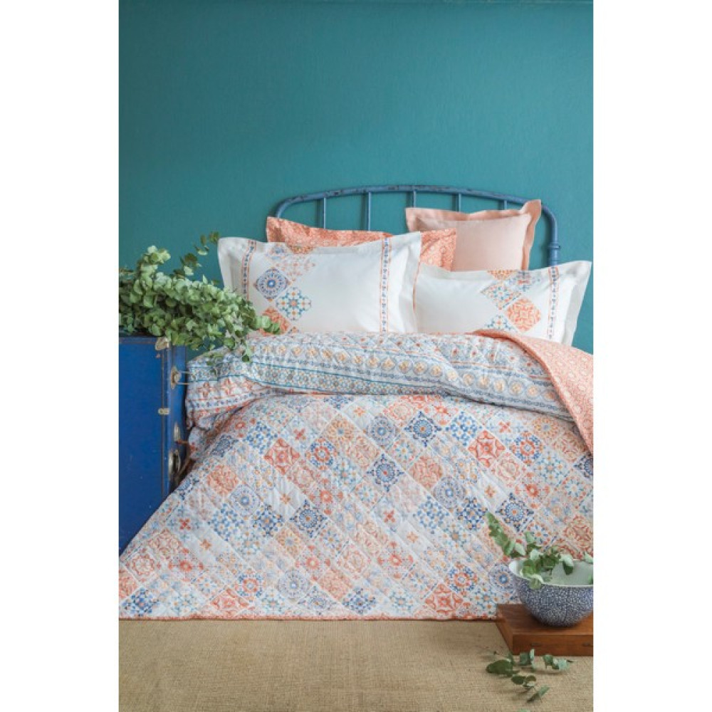 Apricitas Home Elliot Çift Kişilik %100 Pamuk Dört Mevsim Nevresim Takımı - Mavi - 220 x 230 cm Nevresim Takımı Fiyatı