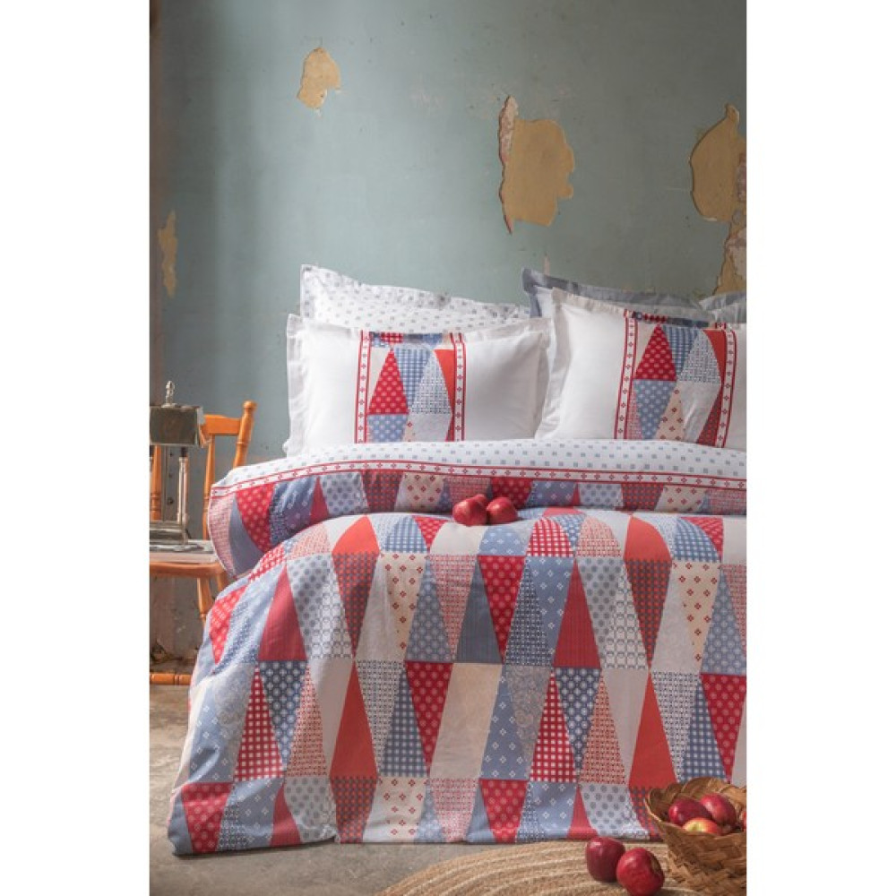 Apricitas Home Mariel Red Çift Kişilik %100 Pamuk Pike Takımı - Kırmızı - 200 x 230 cm Pike & Pike Takımı Fiyatı