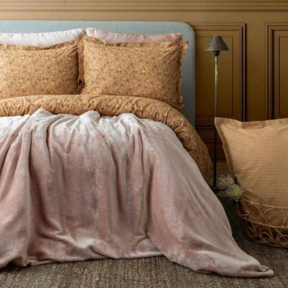 Apricitas Home My Touch Series Çift Kişilik Battaniyeli Nevresim Takımı Pudra - 200 x 220 cm Nevresim Takımı Fiyatı