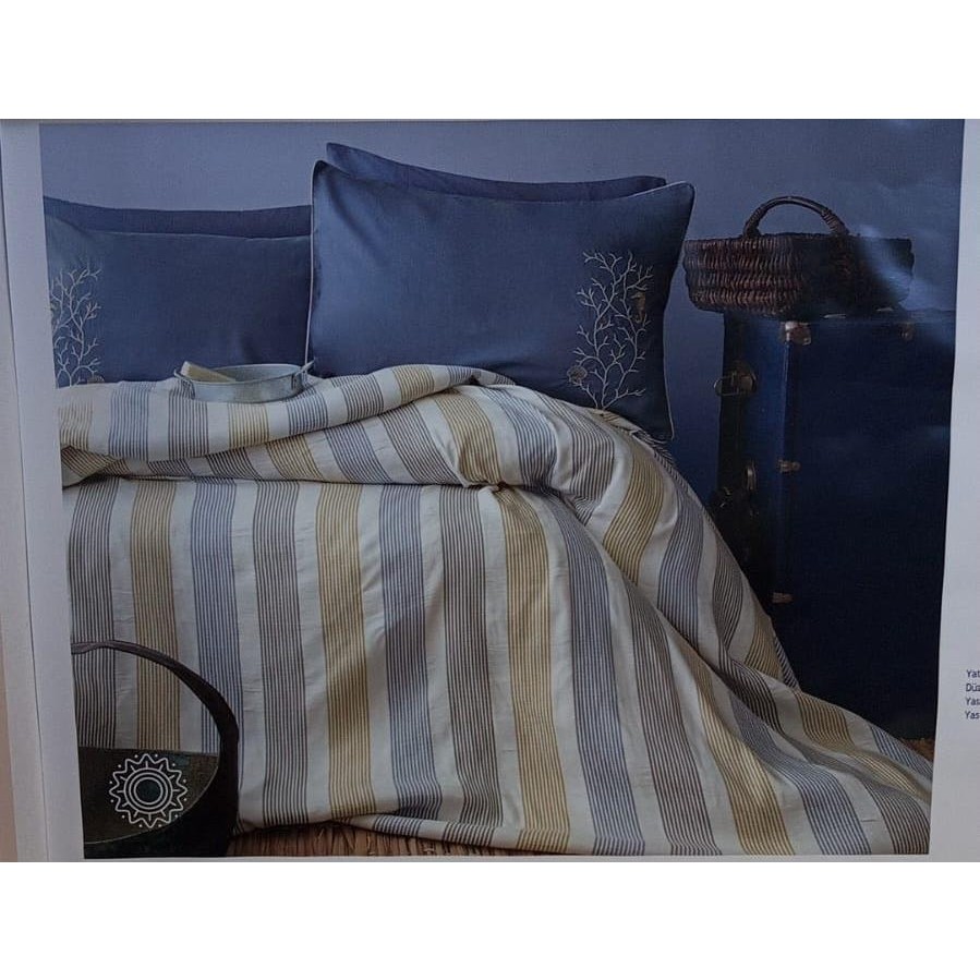Apricitas Kasablanka Yatak Örtülü Set Çift Kişilik - Lacivert - 230 x 240 cm SSD / Solid State Drive Fiyatı