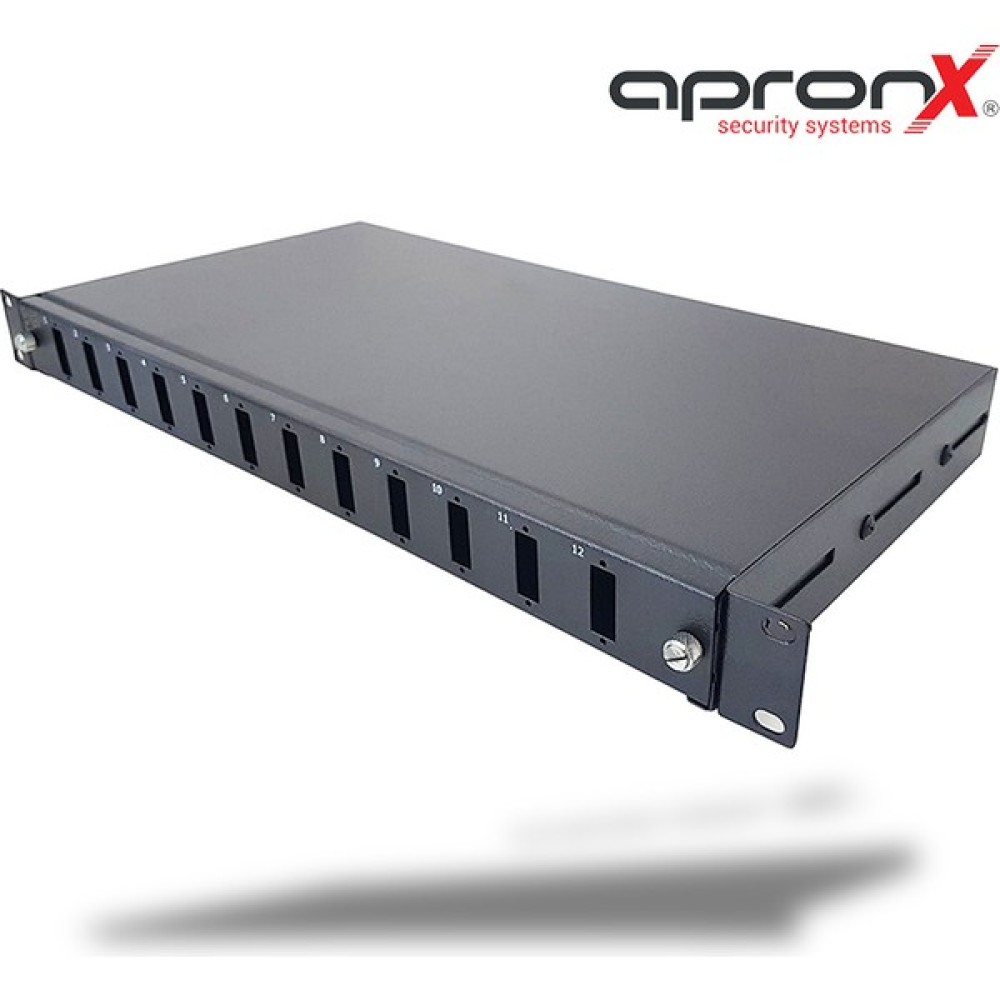 Apronx 12 Port Sc Dx Fiber Optik Patch Panel Kasetli Kızaklı Network Aksesuarları Fiyatı