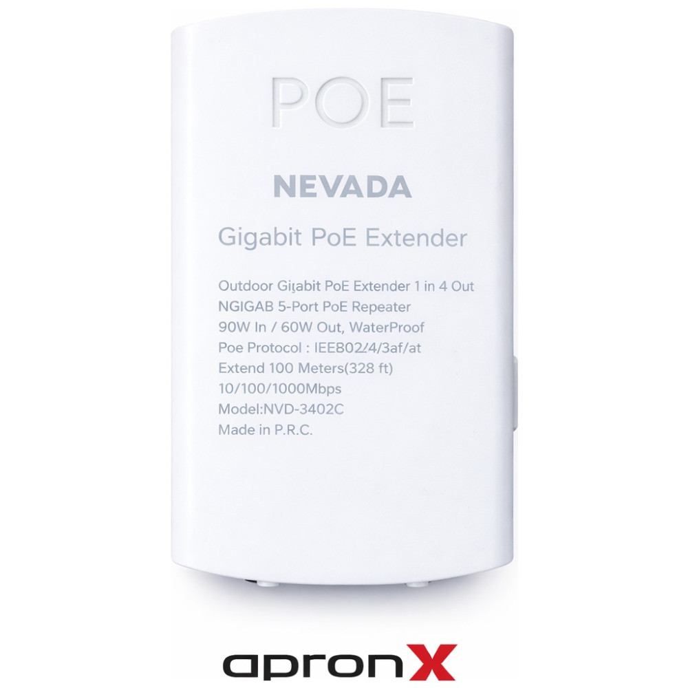 Apronx NVD-3402C 1 In 4 Gigabit Out Poe Repeater Extender Waterproof Network Aksesuarları Fiyatı